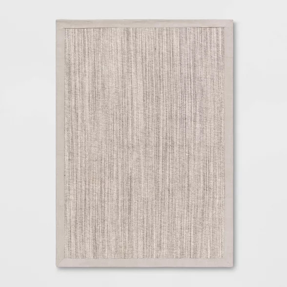 Solid Woven Border Rug - Threshold™ | Target