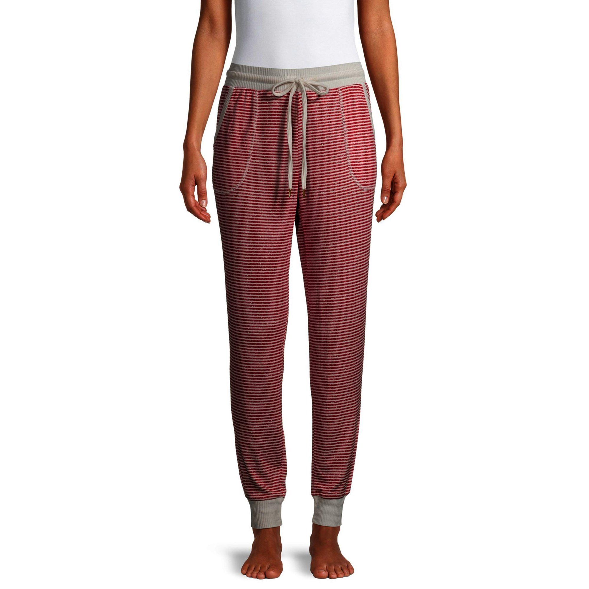 Secret Treasures Essentials Women's Stripe Hacci Joggers | Walmart (US)