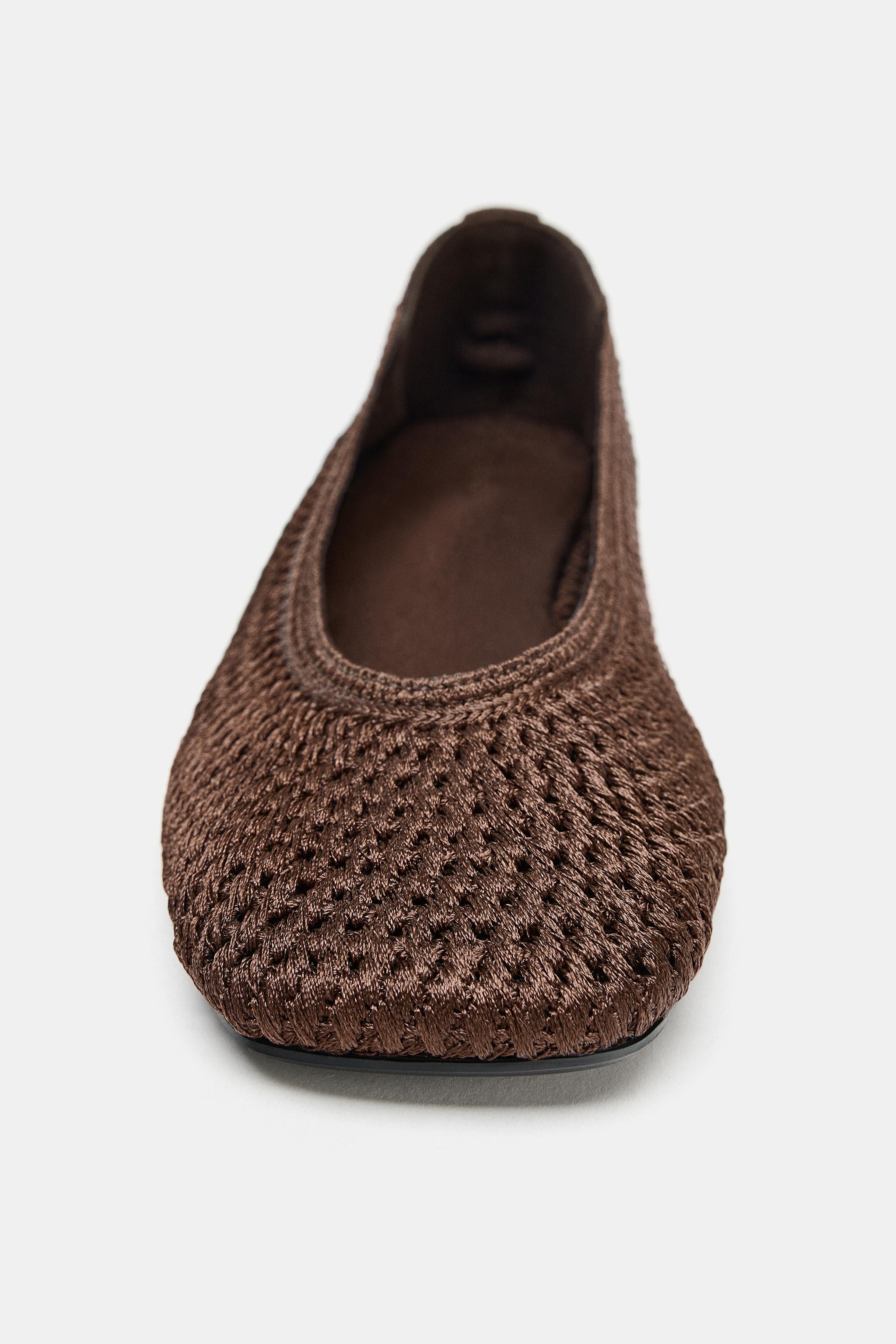 BRAIDED BALLET FLATS | Zara UK