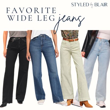 Favorite wide leg jeans / denim guide / baggy jeans / #jeans #widelegjeans 

#LTKstyletip #LTKunder100 #LTKFind