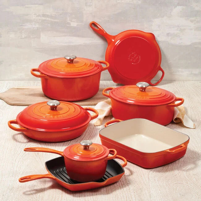 Signature Enameled Cast Iron 11-Piece Ultimate Cookware Set | Le Creuset