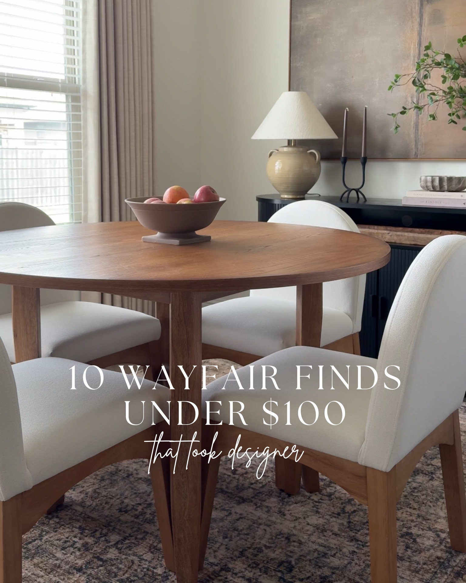 I did the curating so you don’t have to 🤎 10 Wayfair finds under $100 that actually look designer. Warm, elevated, transitional pieces that look way more expensive than they are.

#LTKHome