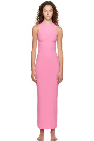 Pink Soft Lounge Maxi Dress | SSENSE