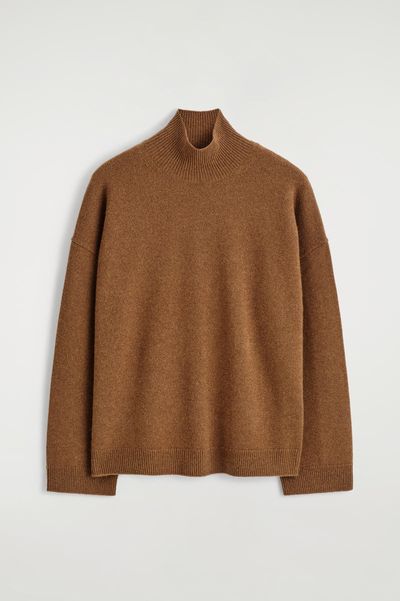 Cashmere Funnel-Neck Sweater | COS (US)