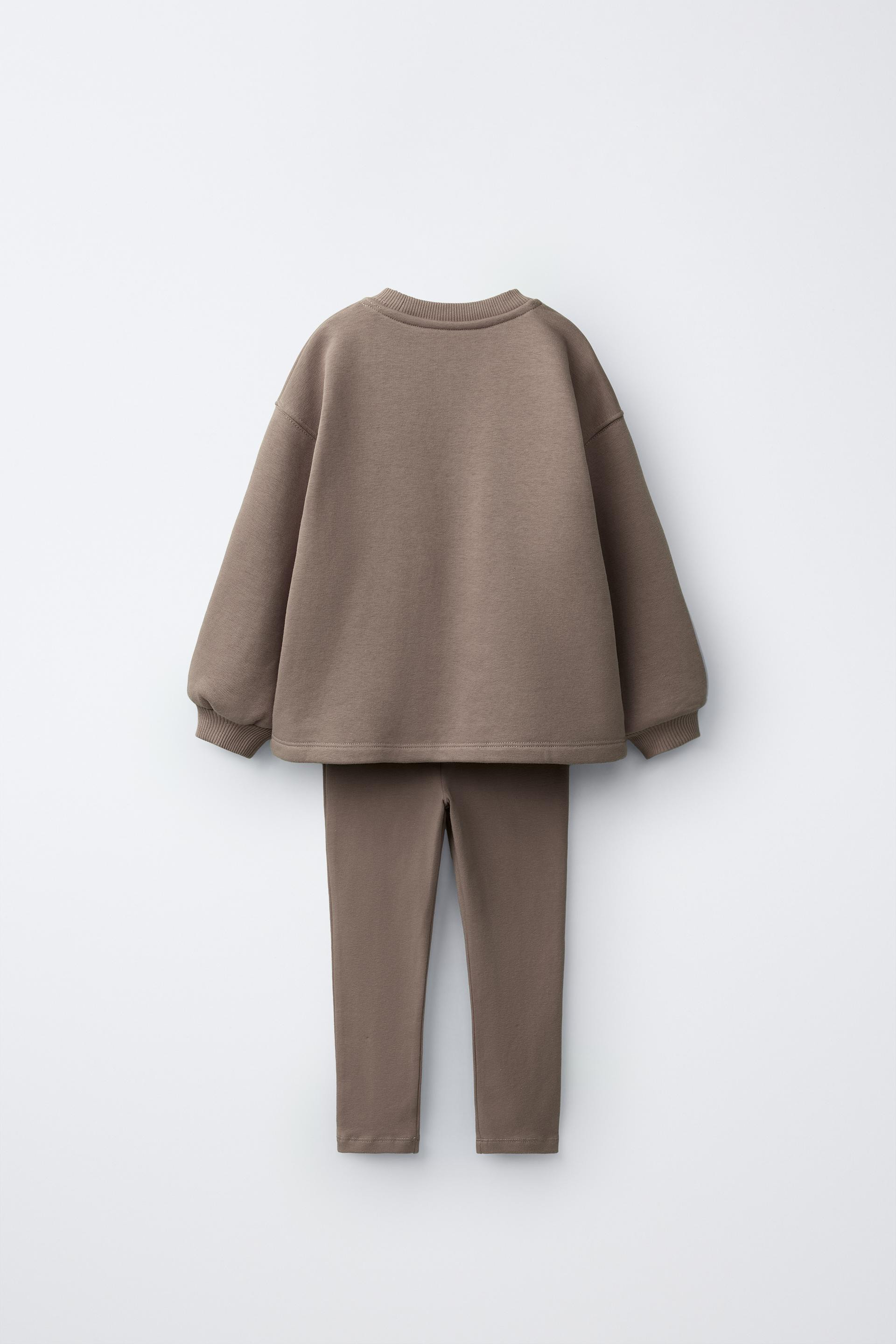 PLAIN SWEATSHIRT AND LEGGING SET | Zara US