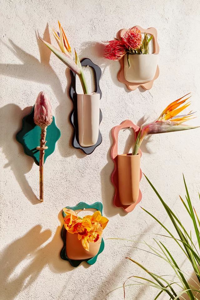 Ximena Wall Mounted Vase | Urban Outfitters (US and RoW)