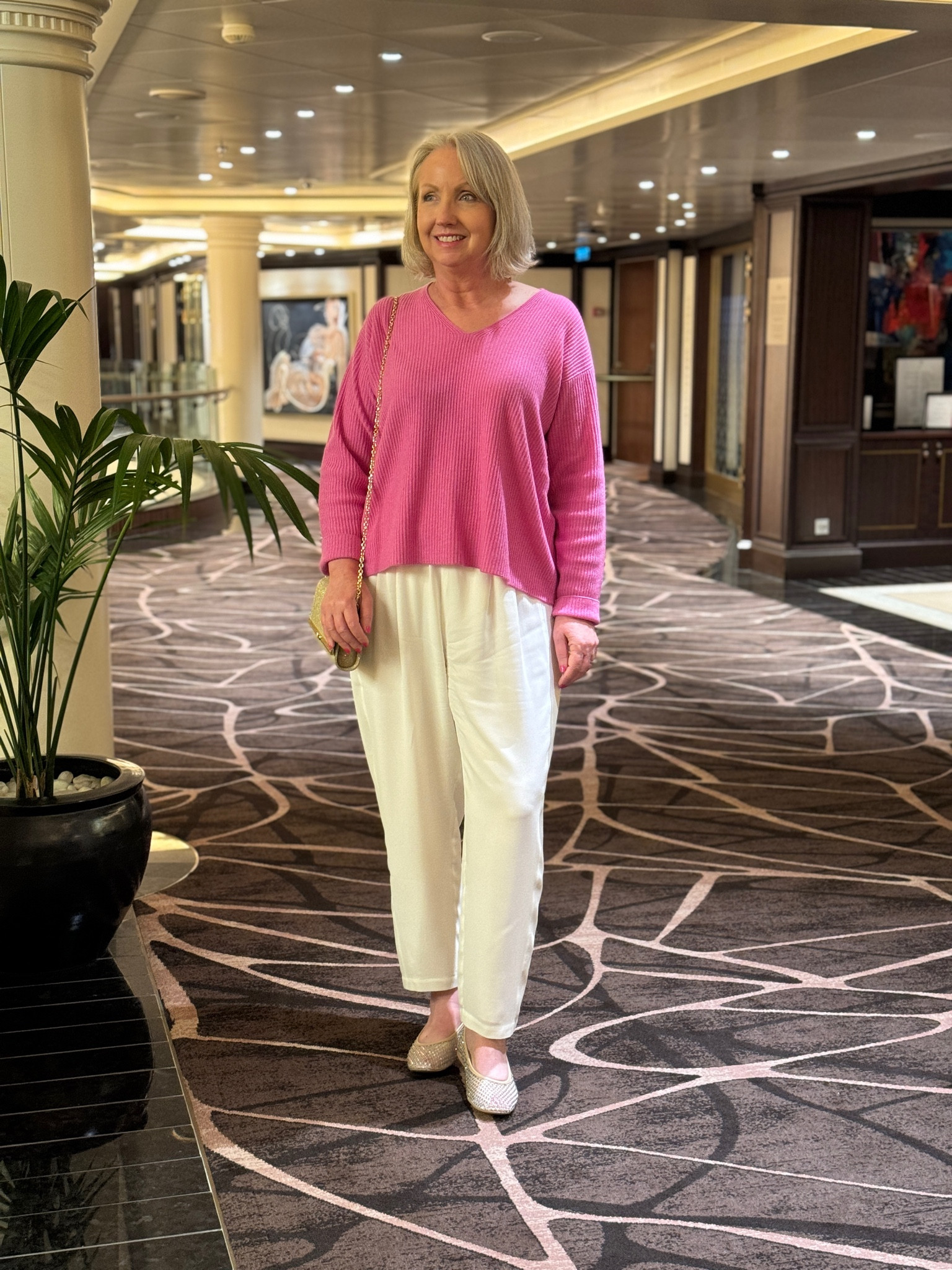 What I wore to dinner one evening on the cruise. ✨💕

#LTKTravel #LTKOver40 #LTKMidsize