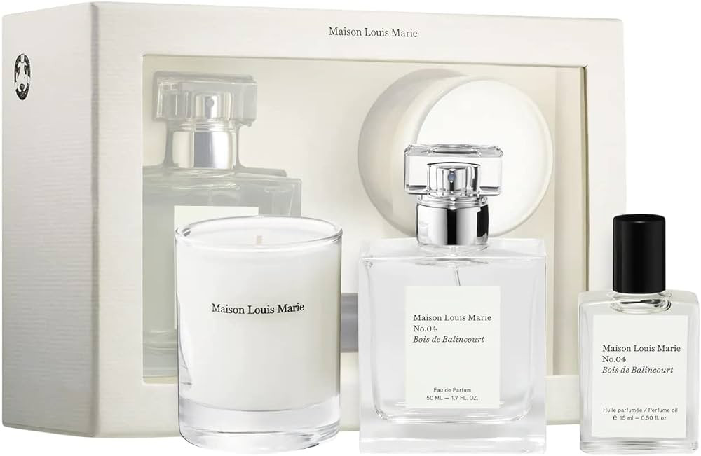 Maison Louis Marie - No.04 Bois de Balincourt Luxury 3-Piece Gift Set | Premium Clean Beauty + No... | Amazon (US)