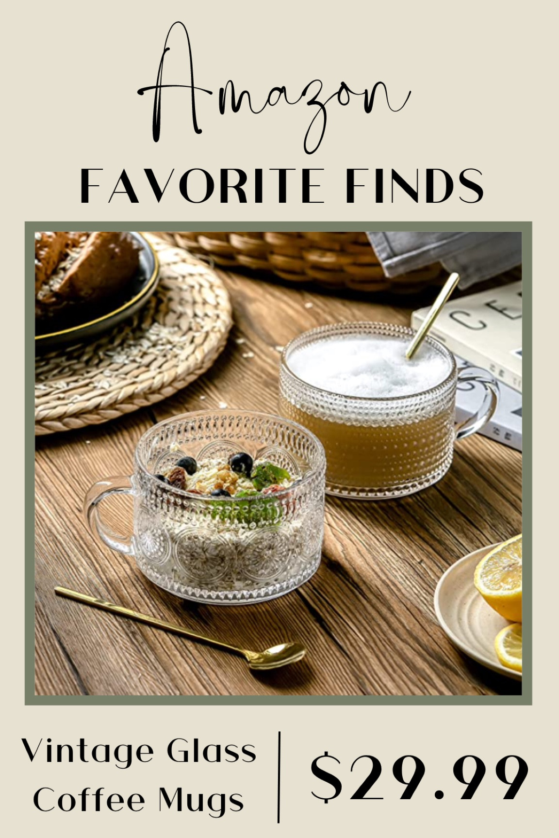 Gezzeny Vintage Glass Coffee Mugs … curated on LTK