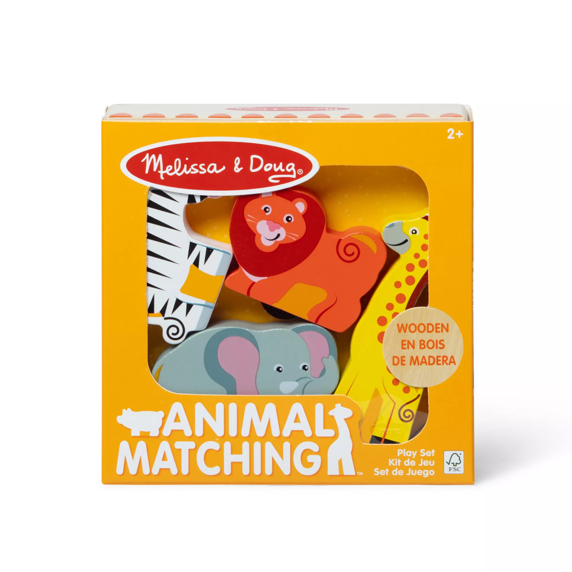 Melissa & Doug Wooden Animal Matching Play Set | Kohl's