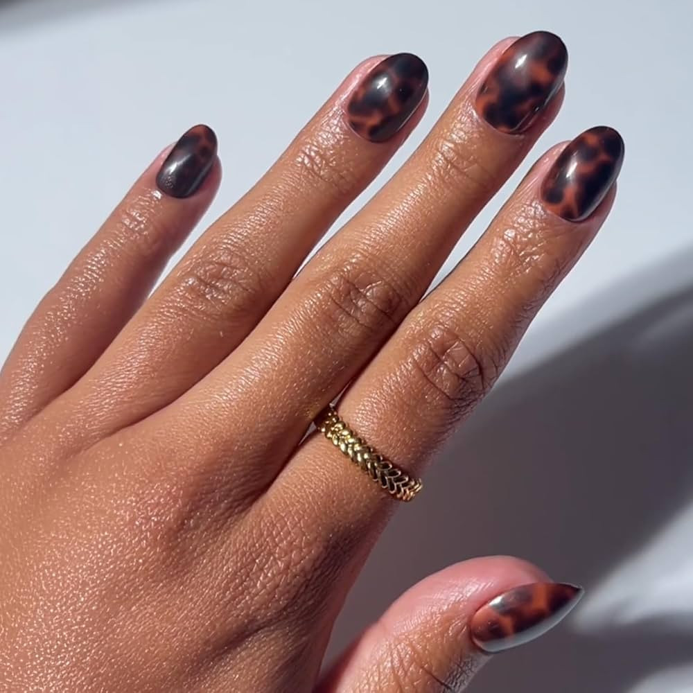 Glamnetic Press On Nails - Short Oval, Glossy Fake Nails 30 Pc Full Kit | Amazon (US)