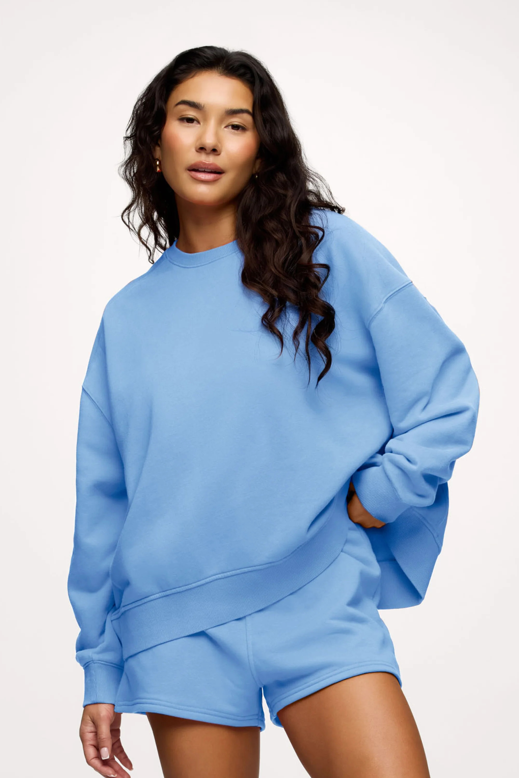 French Terry Classic Crewneck | Harbor | nuuds