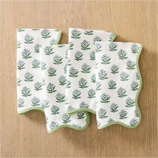 RHODE Begonia Cotton Napkin Sets | West Elm (US)