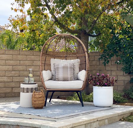 Patio Refresh with Walmart! #walmartpartner, #welcometoyourwalmart, #walmartsummer
Patio Decor, outdoor decor, outdoor rug, egg chair, ribbed planter, lantern, throw pillow, patio refresh, outdoor entertaining

#LTKSeasonal #LTKFind #LTKhome