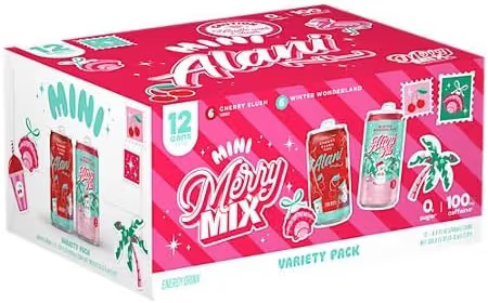 Alani Mini Merry Mix Variety Pack Energy Drink – Limited Edition Holiday Flavors Winter Wonderl... | Amazon (US)