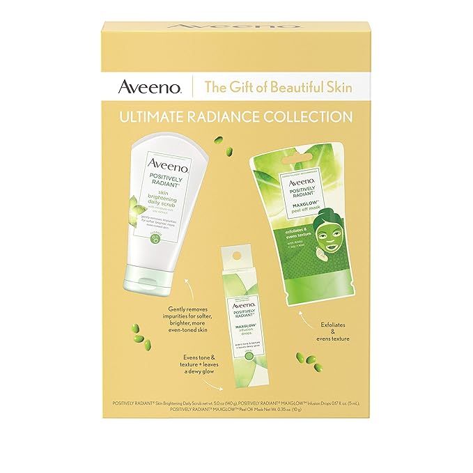 Aveeno Ultimate Radiance Collection Skincare, Gift Set | Amazon (US)