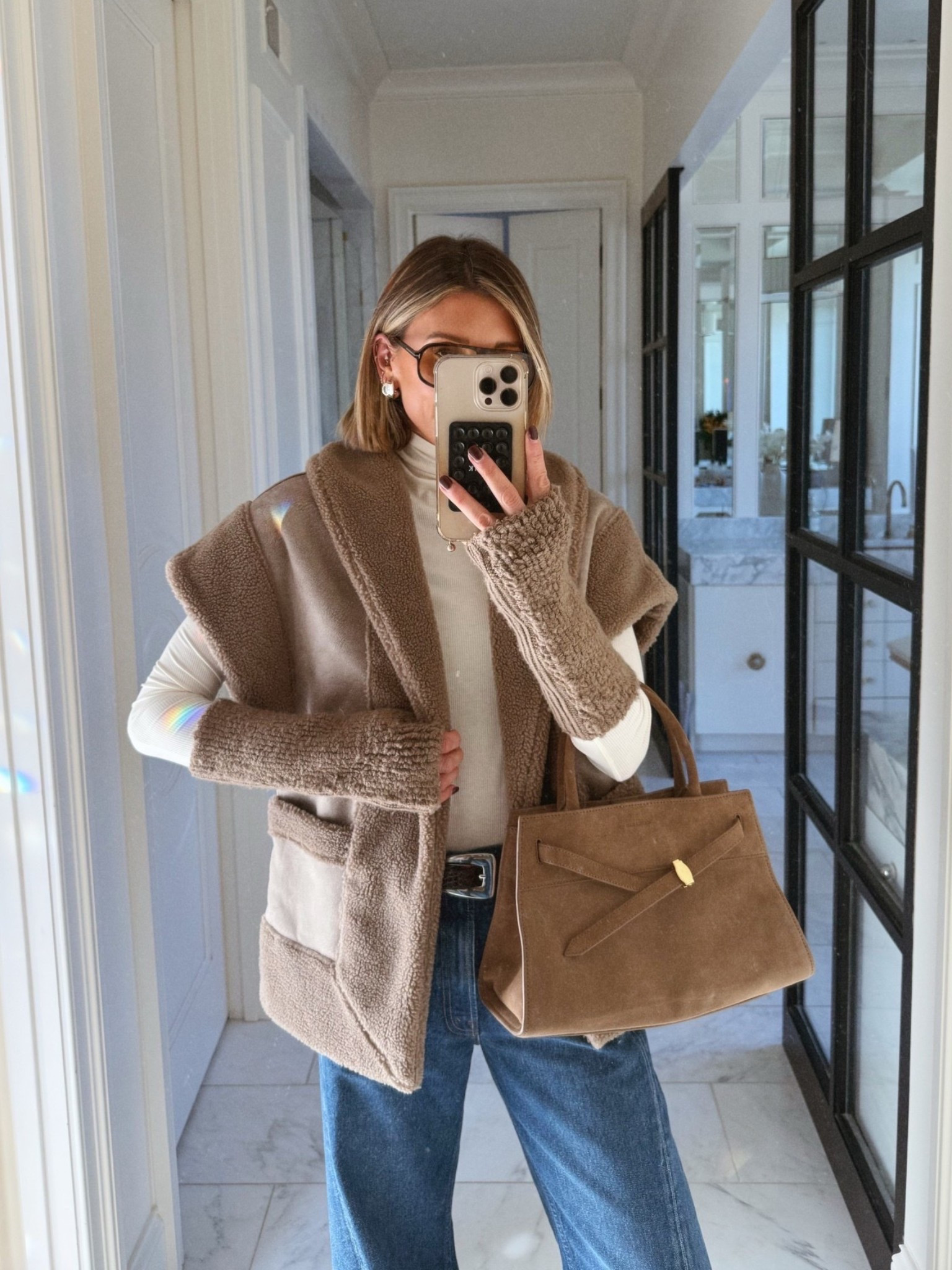 Fleece lined vest - I love wearing these year after year. Here I’m wearing a size small.

#LTKSeasonal #LTKootd