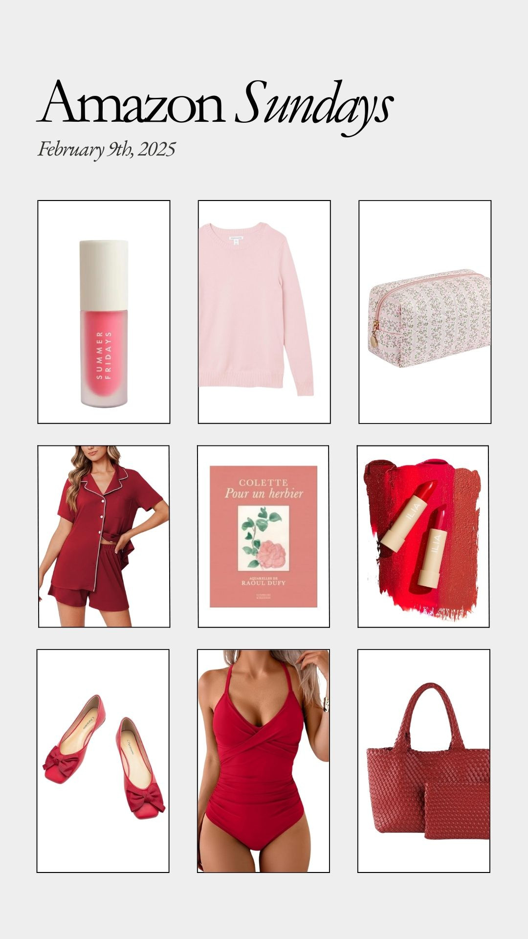 Pink & red edit on Amazon. 

 #LTKSeasonal #LTKStyleTip #LTKBeauty