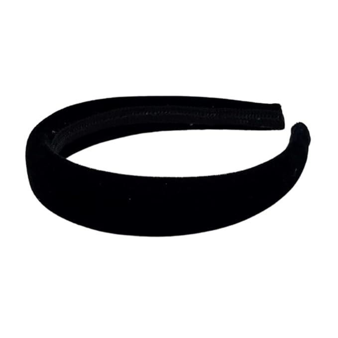 Wide Padded Headband for Women (1" Black Velvet) | Amazon (US)