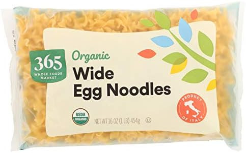 365 by Whole Foods Market, Noodle Egg Wide Organic, 16 Ounce | Amazon (US)