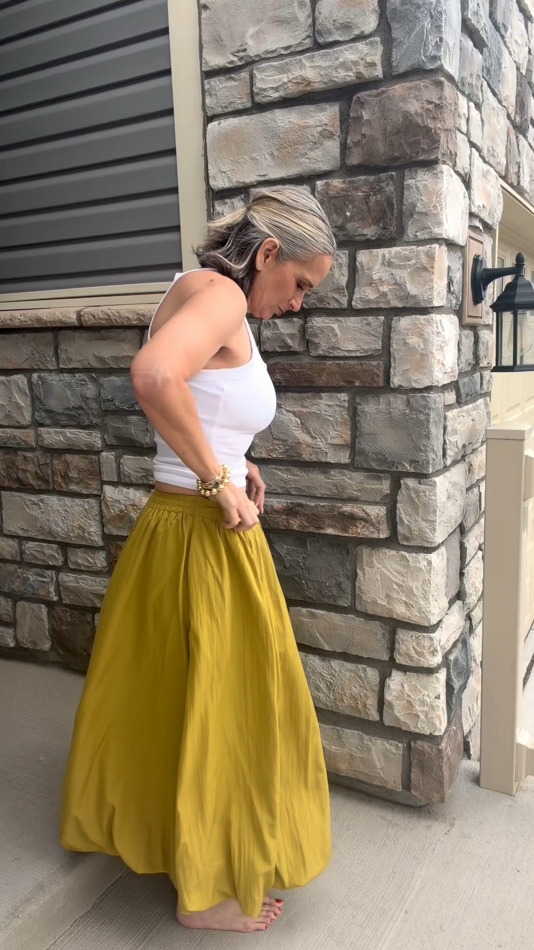 Midlife style from Amazon
Wearing a medium skirt

Bubble skirt, midi, bra tank, sandals, summer style, over 50, early fall style, midlife fashion

#LTKootd #LTKOver40 #LTKSaleAlert