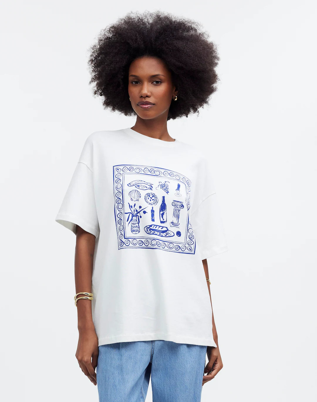 Madewell x Lisa Says Gah! Graphic Softfade Cotton Ex-Boyfriend Tee | Madewell
