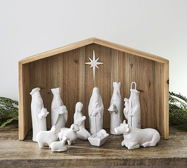 Handcrafted Terracotta Nativity Set | Pottery Barn (US)