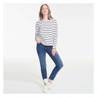 Stripe Boatneck Tee | Joe Fresh (North America)