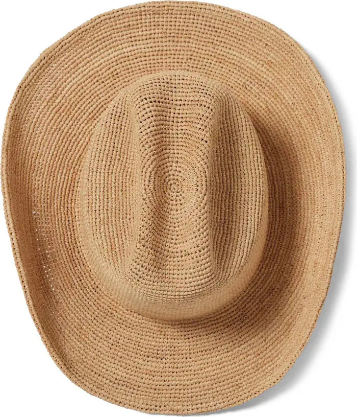 Brixton Odessa Packable Straw Cowboy Hat | Nordstrom | Nordstrom