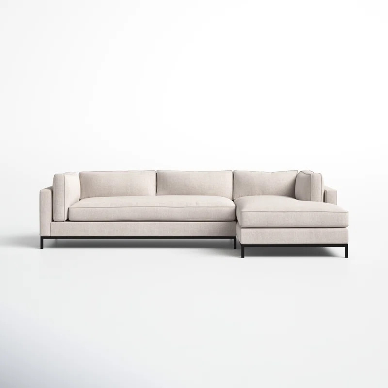 Clarinda 2 - Piece Upholstered Chaise L-Sectional | Wayfair North America