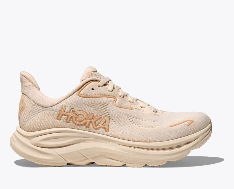 HOKA Women's Clifton 10 Shoes in Vanilla/Birch, Size 10 | Hoka One US