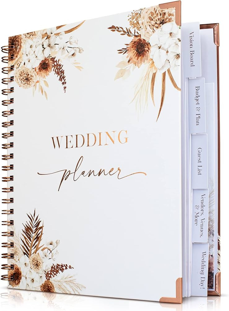 Beautiful Boho Wedding Planner Book and Organizer - Enhance Excitement and Makes Your Countdown P... | Amazon (US)