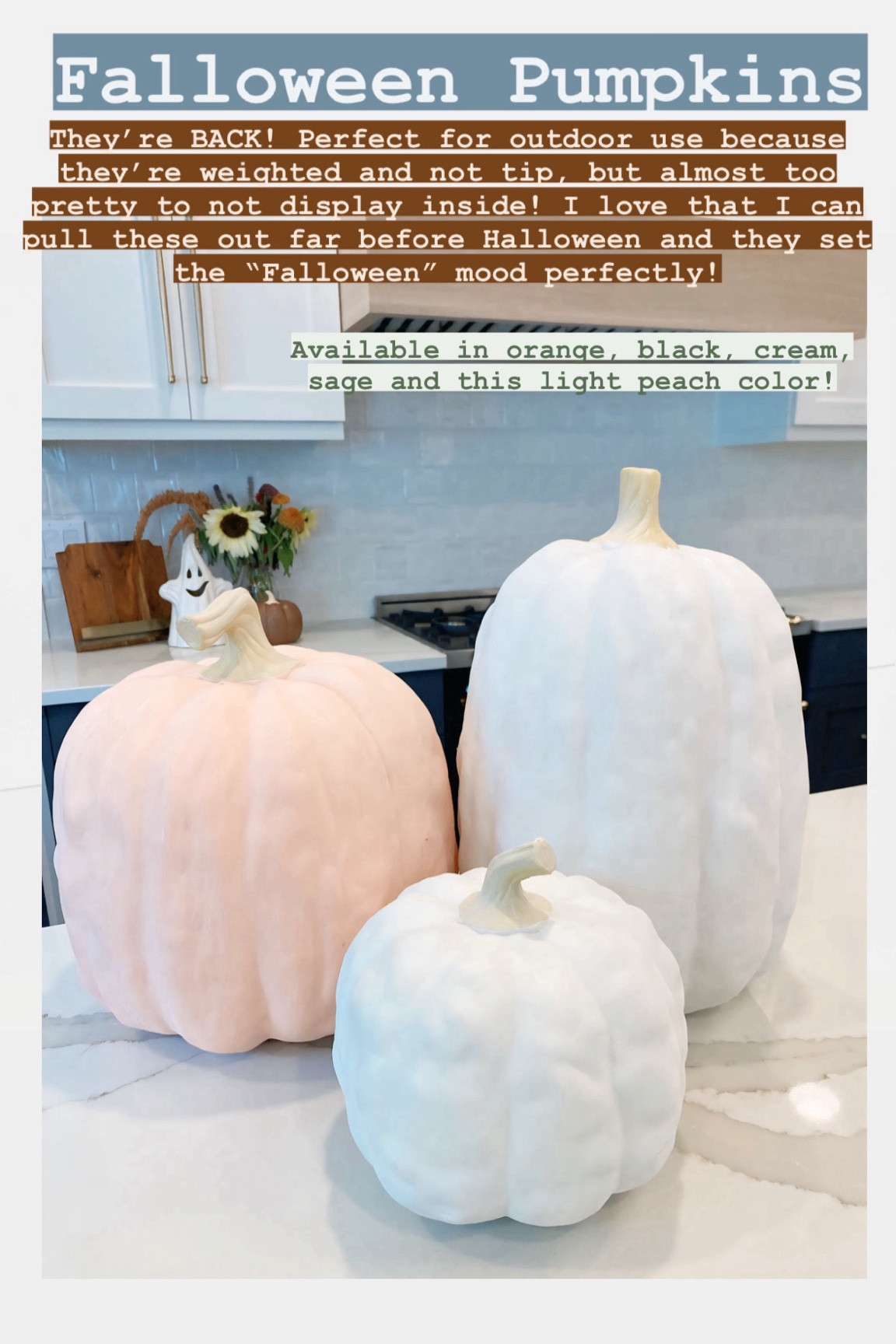 Our favorite falloween pumpkins are back! 

#LTKU #LTKSeasonal #LTKHome