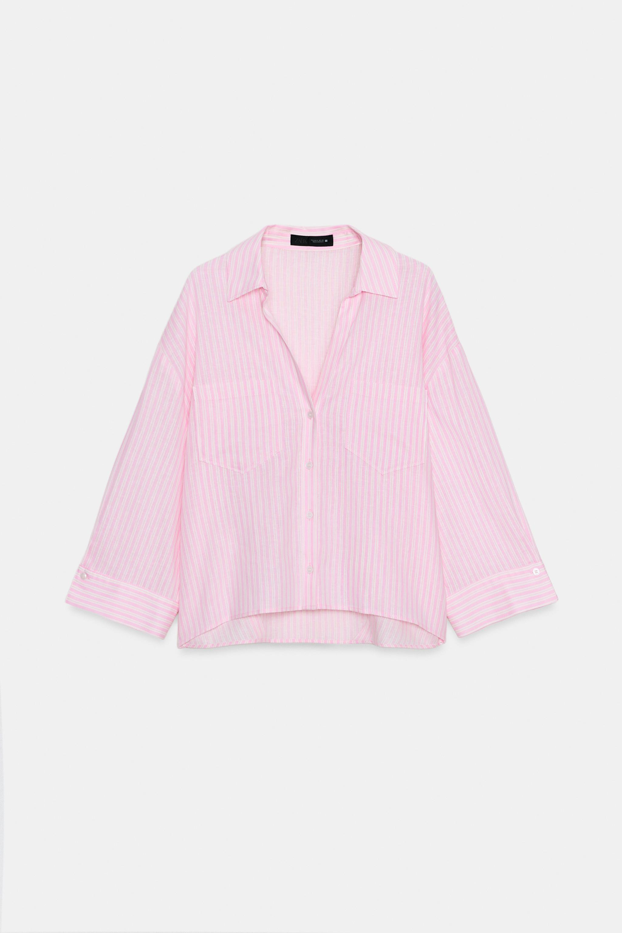 FLUID LINEN SHIRT | Zara US