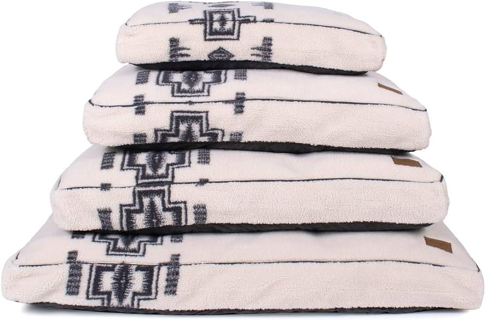 Pendleton Harding Tonal Berber Napper Dog Bed in Natural, M | Amazon (US)