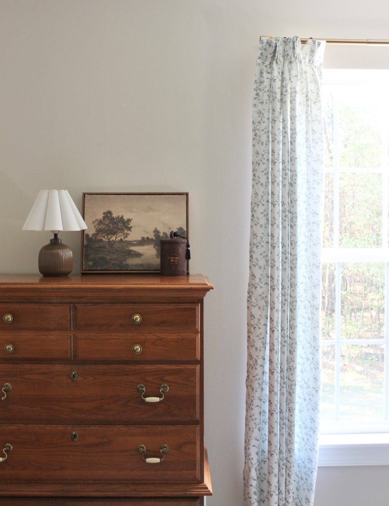 Cottagecore curtains and bedroom details. Cottagecore. Collected home. Collected cottages 

#LTKHome #LTKStyleTip