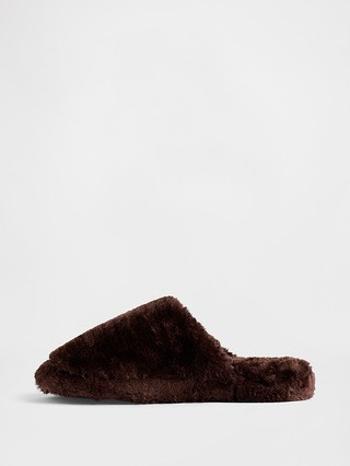 Faux Fur Slippers | Gap (CA)