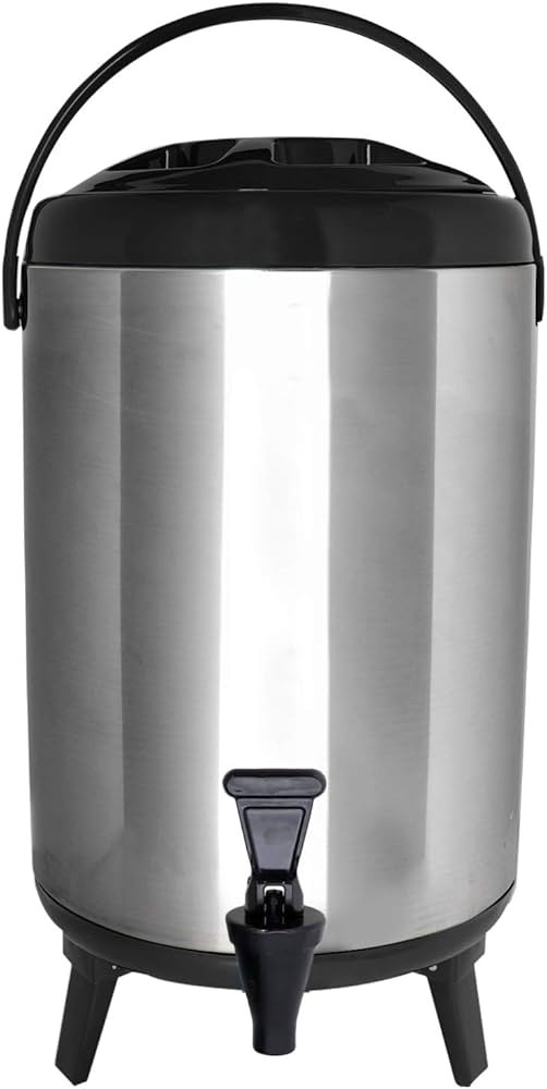 Vollum Stainless Steel Insulated Beverage Dispenser – Insulated Thermal Hot and Cold Coffee Car... | Amazon (US)