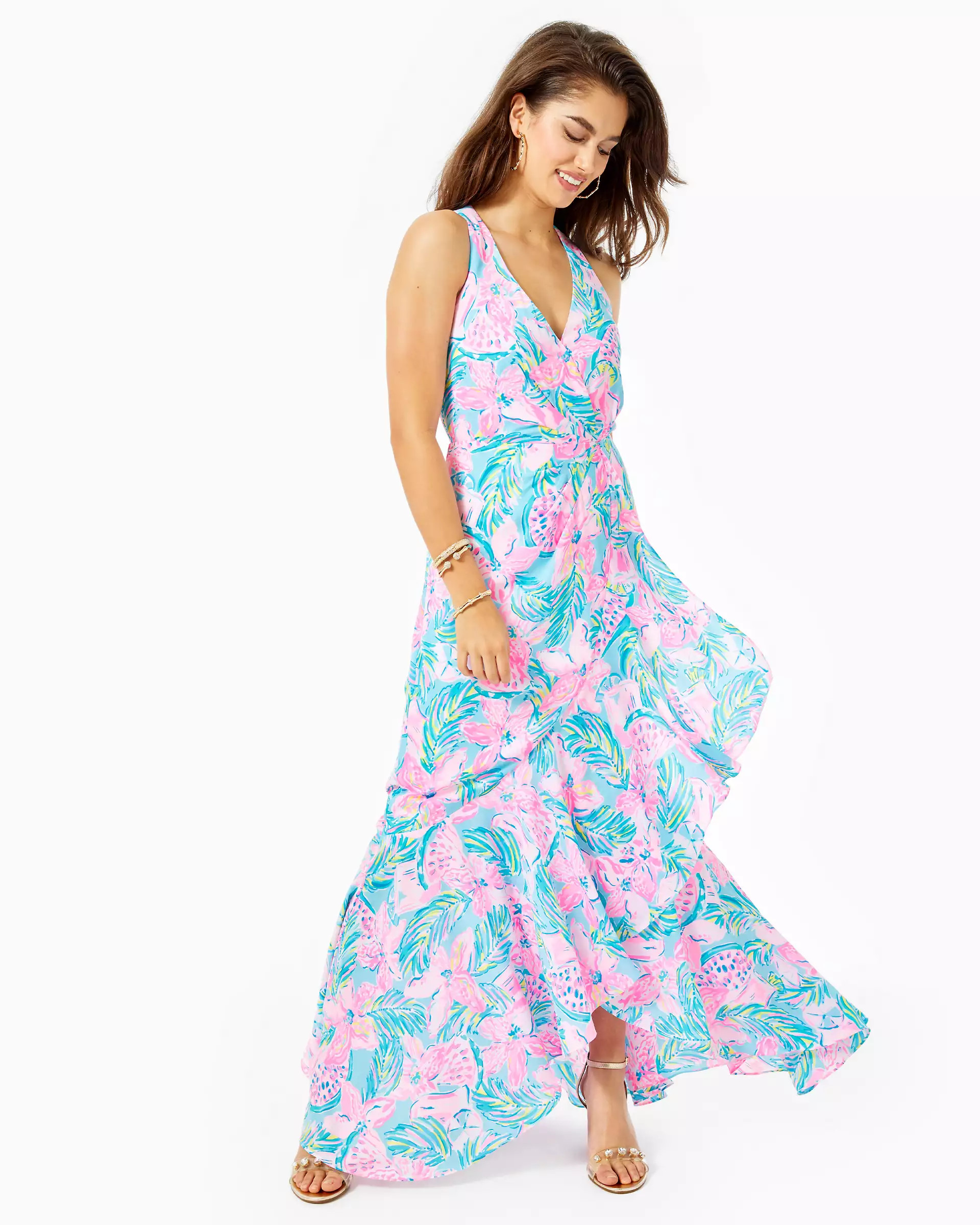 Taylee Flounce Maxi Dress | Lilly Pulitzer