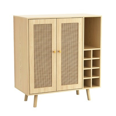 Loft & Luv Coda Bar Cabinet Natural - Atlantic | Target