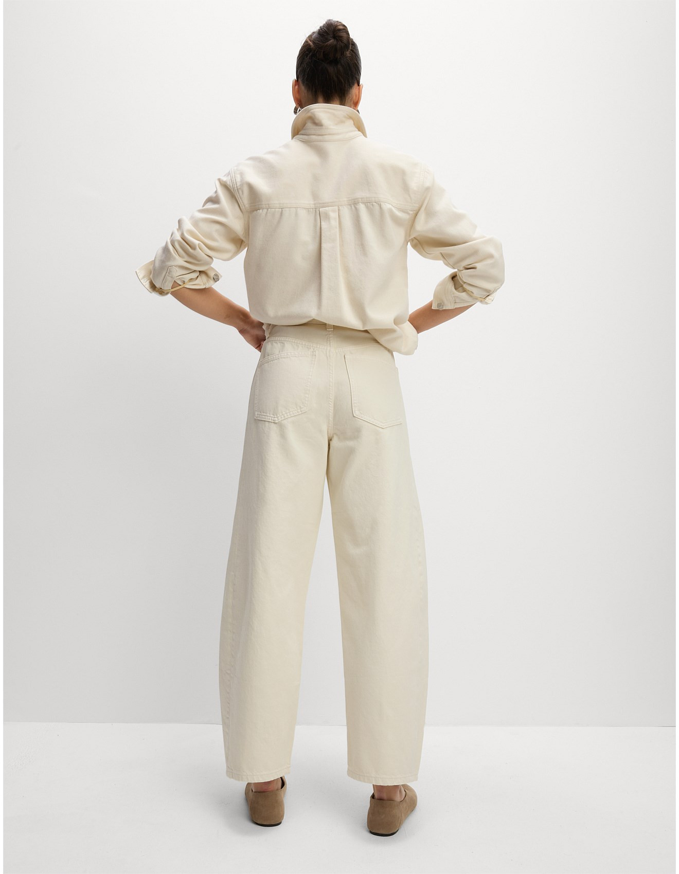 M&s M&s Collection Mid Rise Barrel Leg Jeans | David Jones | David Jones (Australia & New Zealand)