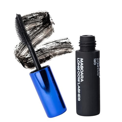SARELLY CREATIVO LAB | Mini Long Cow Lashes Mascara | Argan, Castor, Olive, Coconut Oil | Complete Your Makeup Bag Skincare Makeup Kit | Amazon (US)