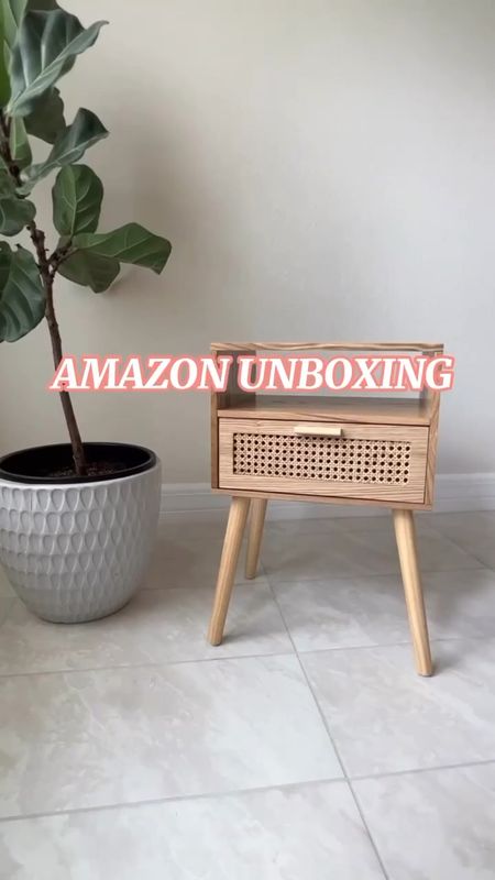 unbox the *cutest* amazon nightstand with me! I was looking for a simple yet beautiful piece to start decorating our guest room + I found the perfect nightstands at a great price!

amazon unboxing | amazon home decor | affordable home decor | guest room inspiration | wood nightstand | simple home decor | modern mediterranean inspo | guest room finds

#LTKunder100 #LTKhome