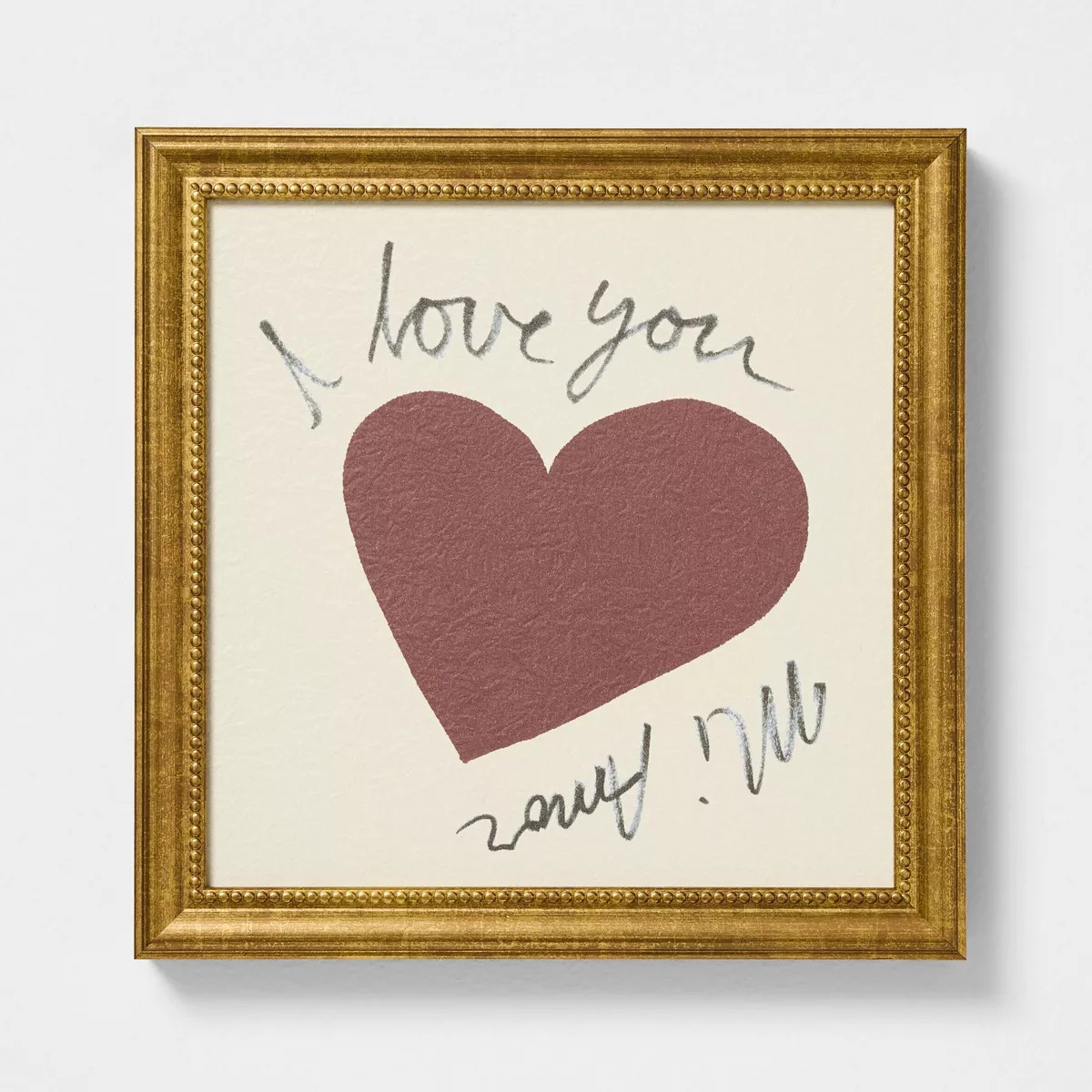 9"x9" I Love You Heart Wall Art - Threshold™ designed with Studio McGee | Target