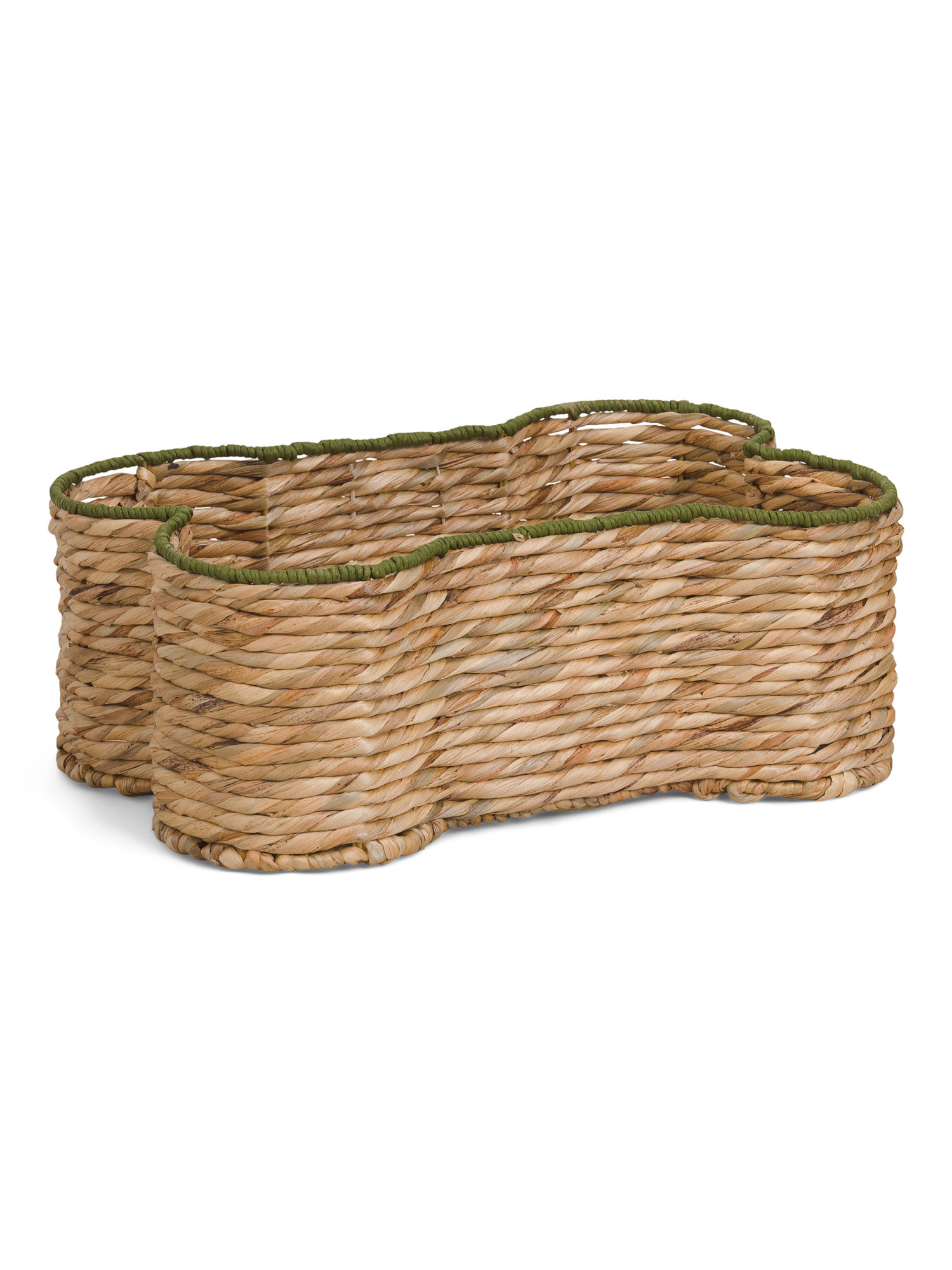 Bone Shaped Storage Bin With Contrast Rim | Baskets & Storage | Marshalls | Marshalls