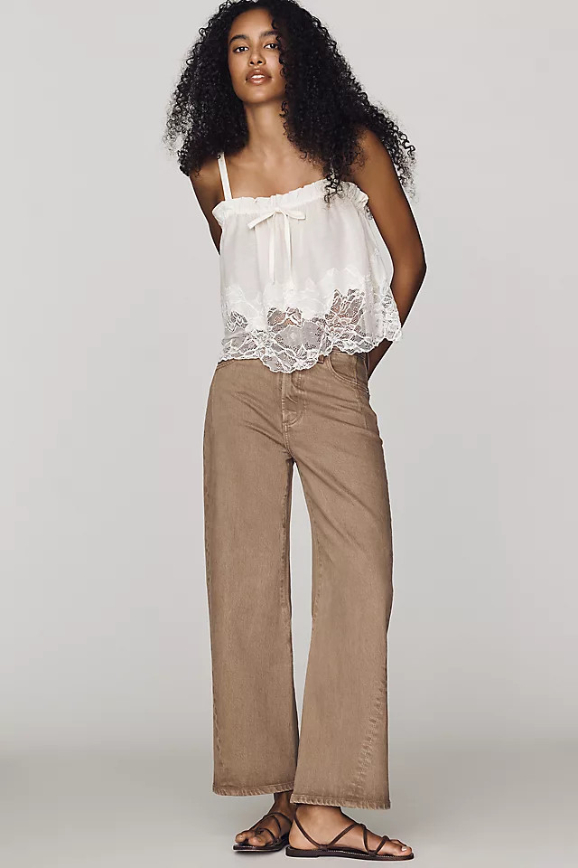 Kyra High-Rise Cropped Barrel-Leg Jeans | Anthropologie (US)