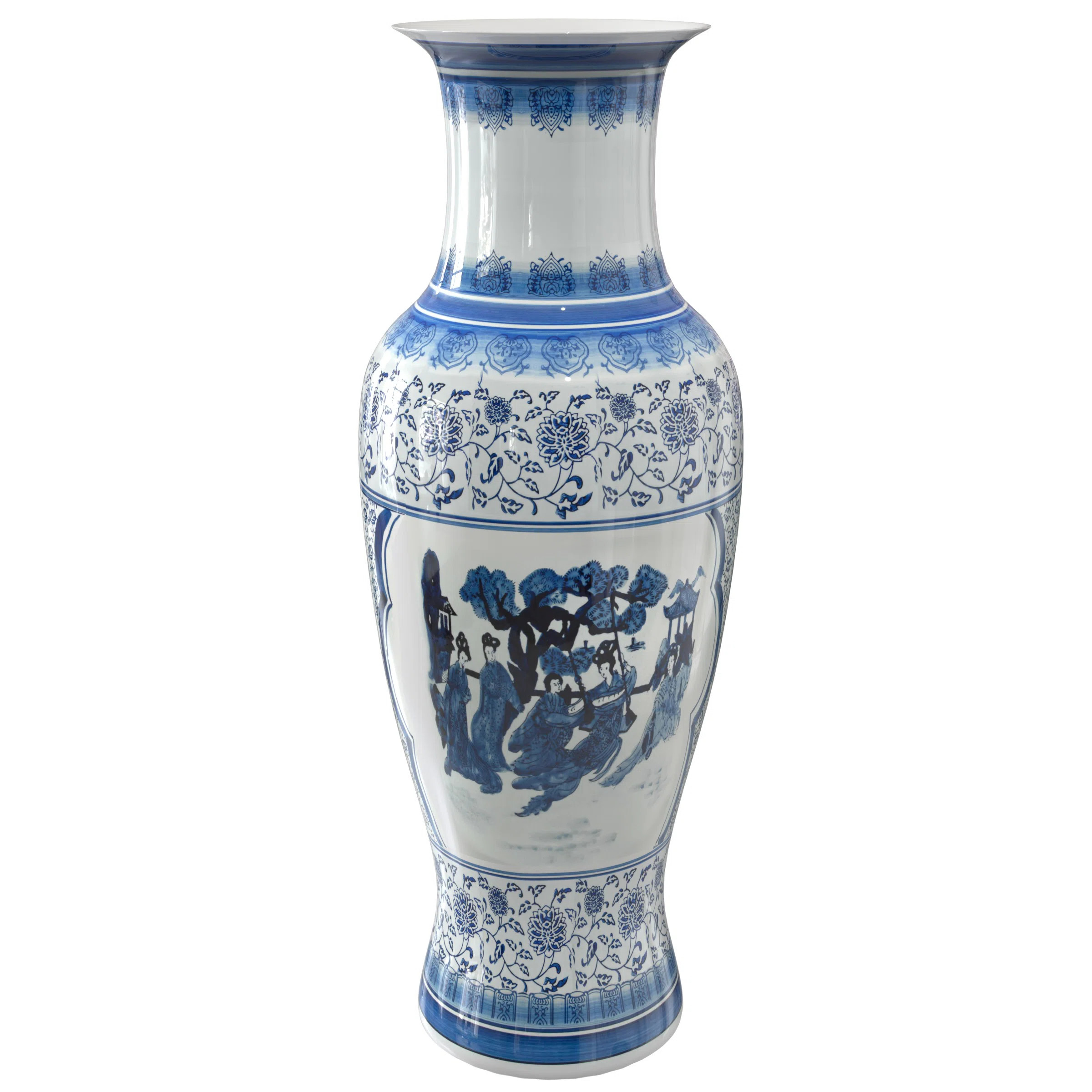 Huneycutt Handmade Ceramic / Porcelain Floor Vase | Wayfair North America