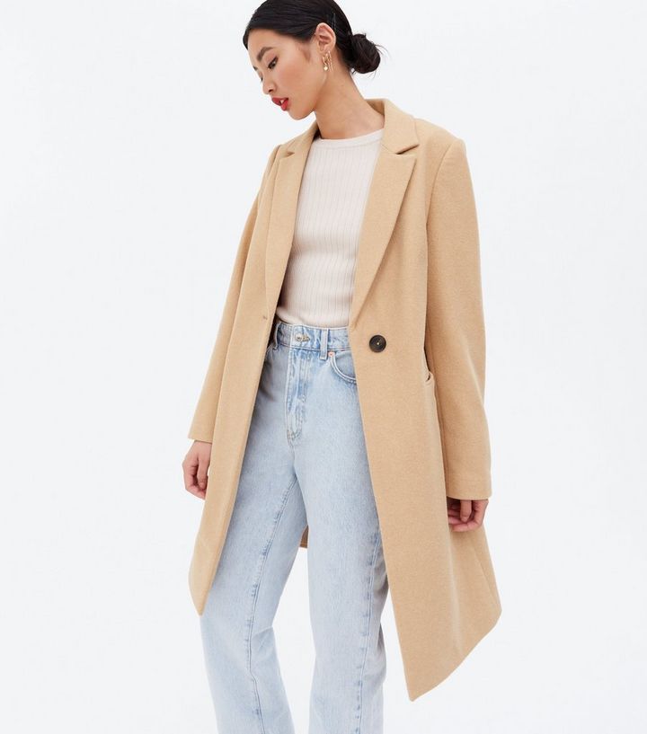 Camel Long Formal Coat
						
						Add to Saved Items
						Remove from Saved Items | New Look (UK)