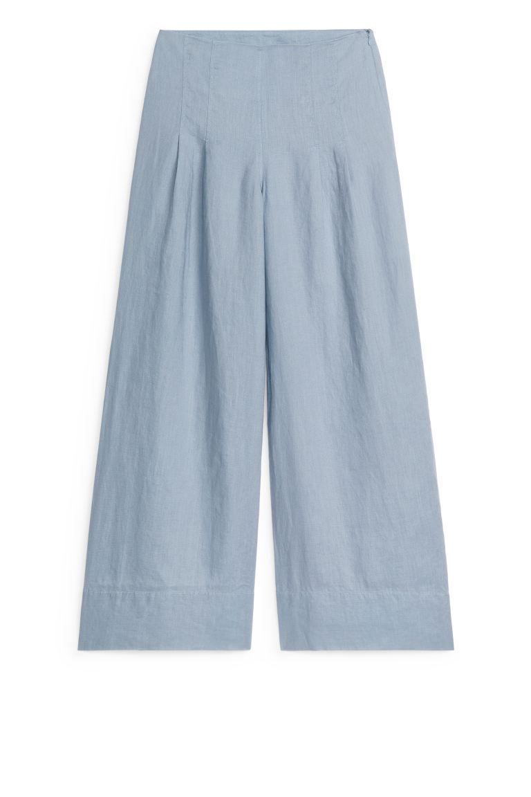 Relaxed Linen Trousers | H&M (UK, MY, IN, SG, PH, TW, HK)