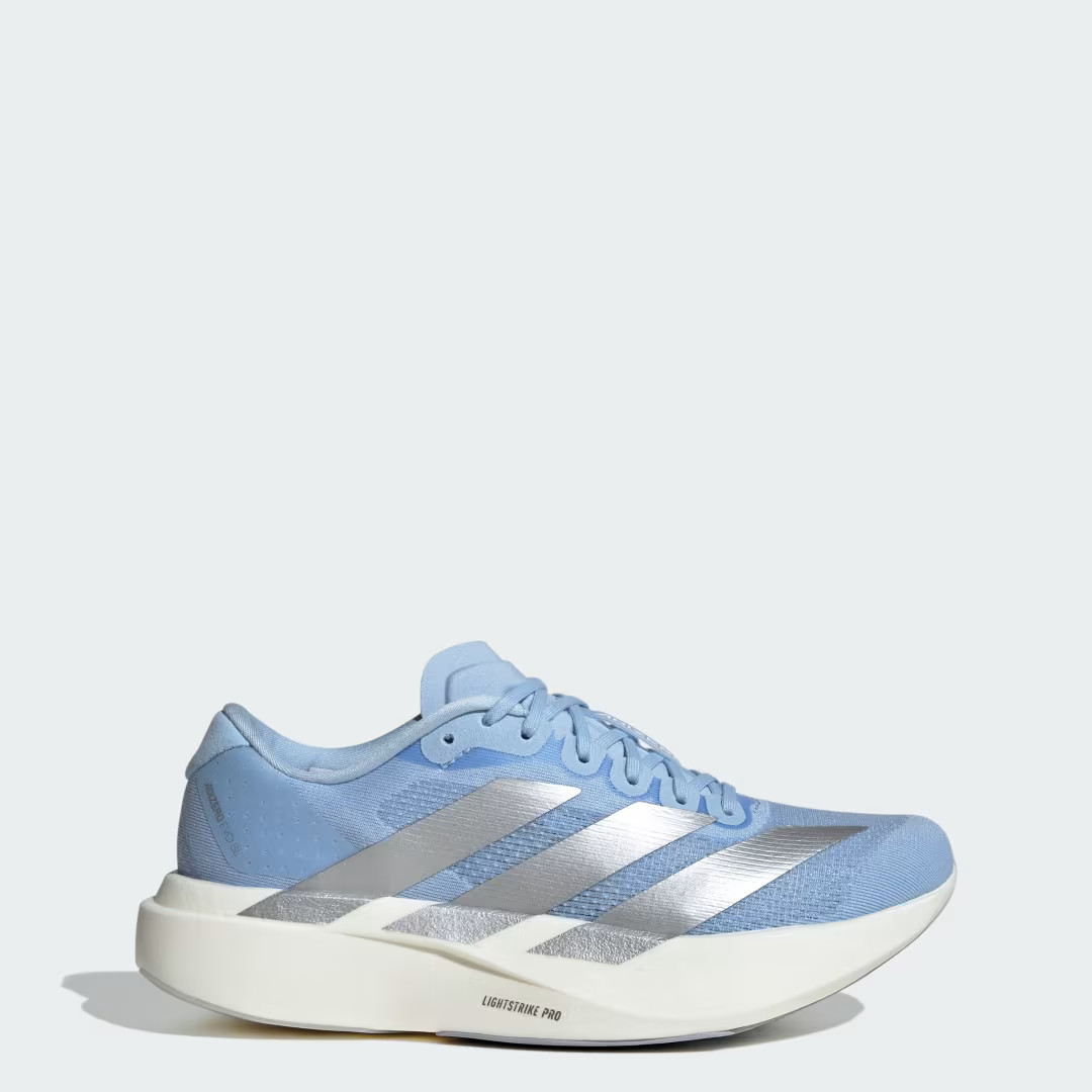adidas Adizero EVO SL Shoes Glow Blue 5.5 - Womens Running Shoes | adidas (US)